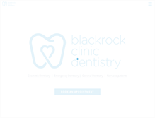 Tablet Screenshot of blackrockclinicdentistry.com